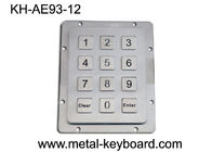 Wasserdichte Ruggedized Schlüssel-industrielle Edelstahl-Tastatur der Metallip65 Tastatur-12