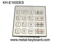 Schroffe Schlüssel des Edelstahl-Sicherheits-Tastatur-Eintritts-16 in der Matrix 4x4