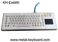 Explosionssichere Edelstahl-Tastatur, industrielle PC-Tastatur mit Berührungsfläche