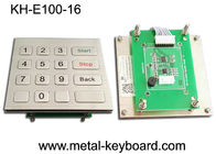 Schnittstelle USB-Metallnumerische Tastatur-Edelstahl-Material mit 16 flachen Schlüsseln