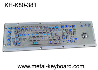 80 Schlüssel-Rollkugel-Mäusestaub-Beweis-Tastatur LED hintergrundbeleuchtet für dunkle Bedingungen
